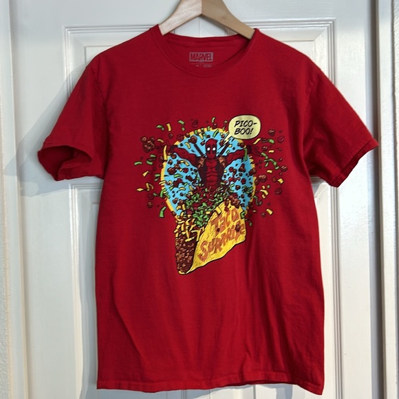 Marvel Deadpool Taco Pico- Boo Tshirt - Picture 5 of 6